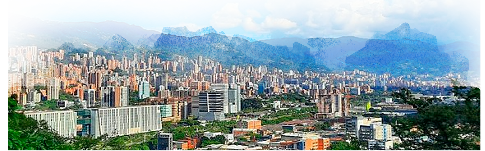 Vista de Medellín, Colombia - Sede de Conectar Global